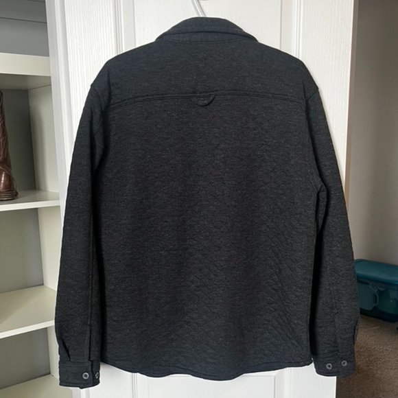 Men Quilted Shacket - Picture 3 of 4